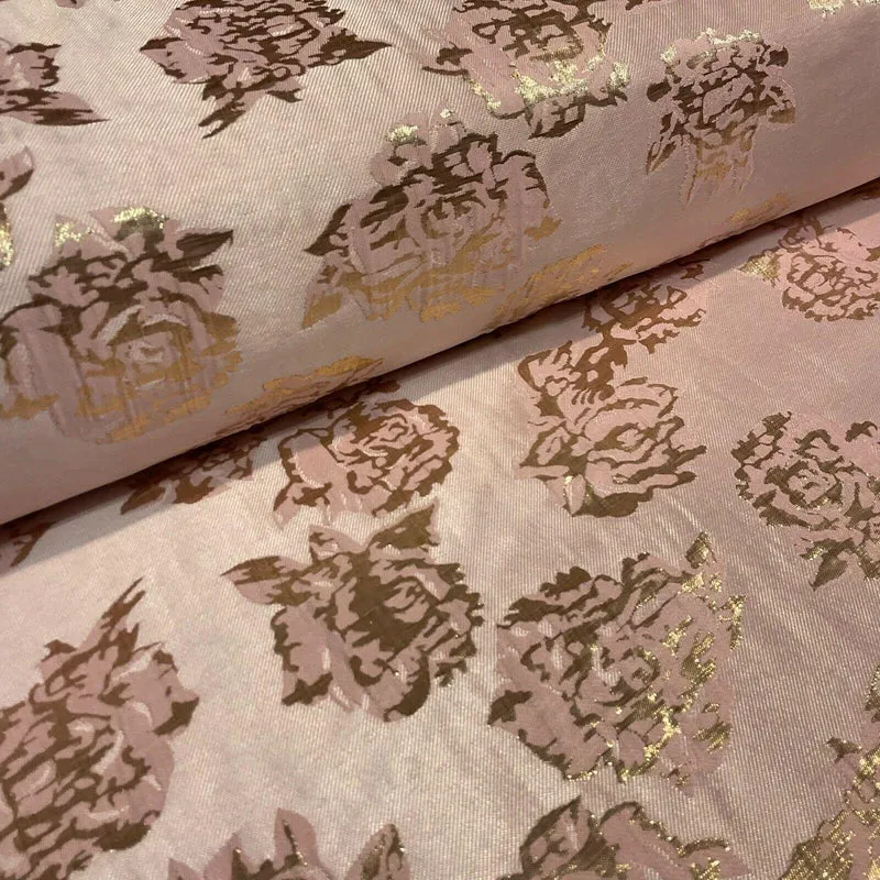 Floral bridal Brocade Banarsi Jacquard wedding fabric 147cm M1597