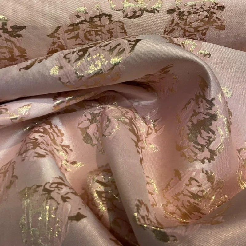 Floral bridal Brocade Banarsi Jacquard wedding fabric 147cm M1597