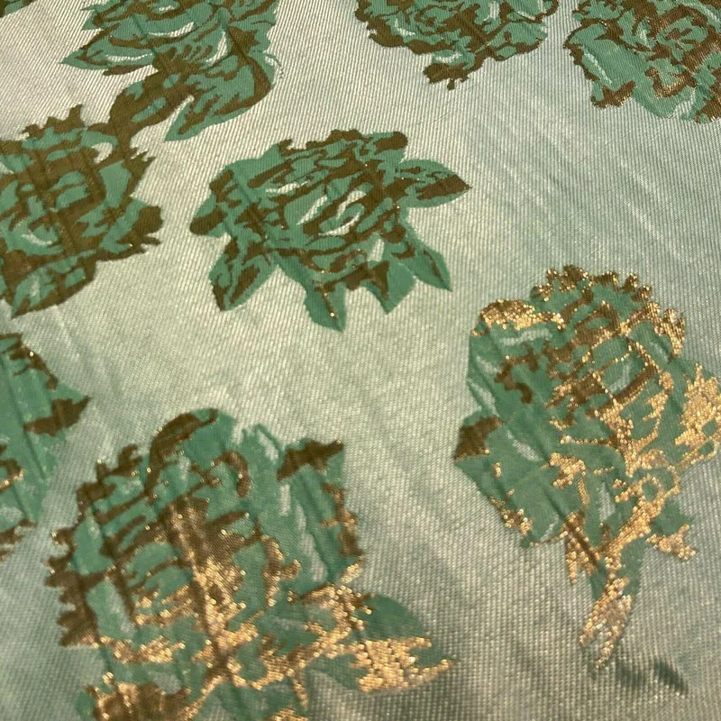 Floral bridal Brocade Banarsi Jacquard wedding fabric 147cm M1597