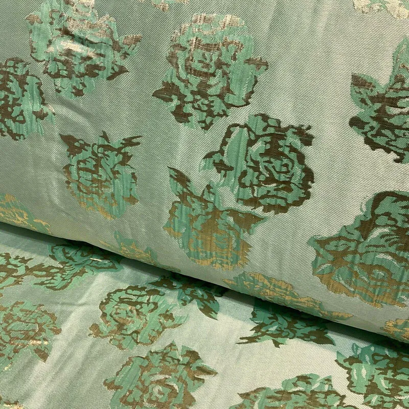 Floral bridal Brocade Banarsi Jacquard wedding fabric 147cm M1597