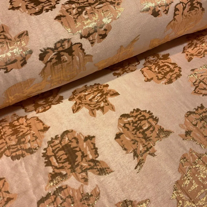 Floral bridal Brocade Banarsi Jacquard wedding fabric 147cm M1597