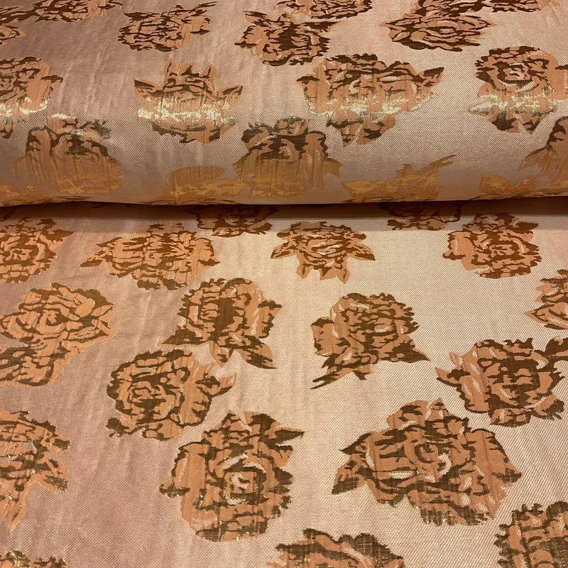 Floral bridal Brocade Banarsi Jacquard wedding fabric 147cm M1597