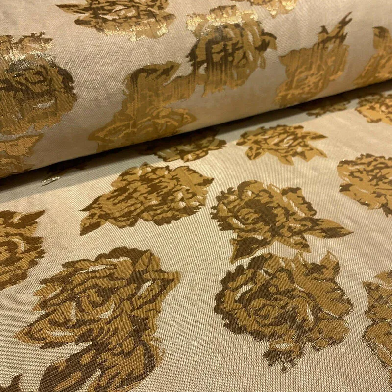 Floral bridal Brocade Banarsi Jacquard wedding fabric 147cm M1597