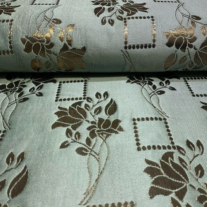 Floral Brocade wedding dress Fabric 147cm M1599