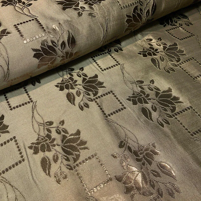 Floral Brocade wedding dress Fabric 147cm M1599