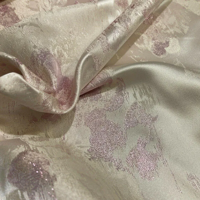 Floral Bridal Metallic Brocade wedding fabric M1583 Mtex