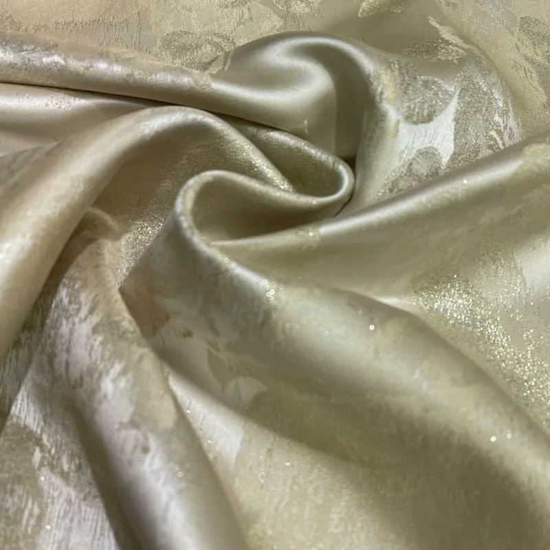 Floral Bridal Metallic Brocade wedding fabric M1583 Mtex