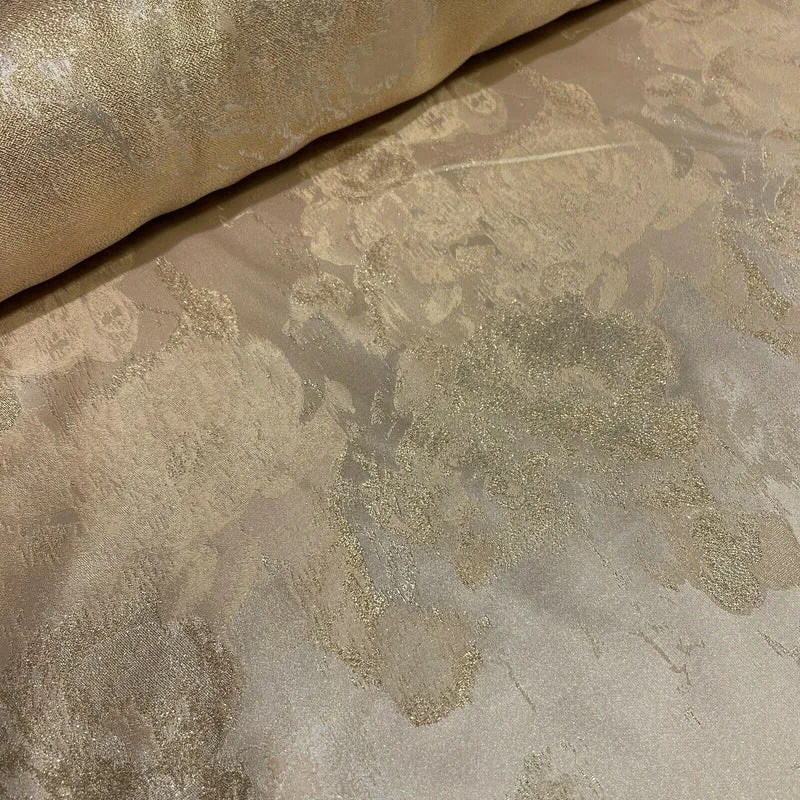 Floral Bridal Metallic Brocade wedding fabric M1583 Mtex