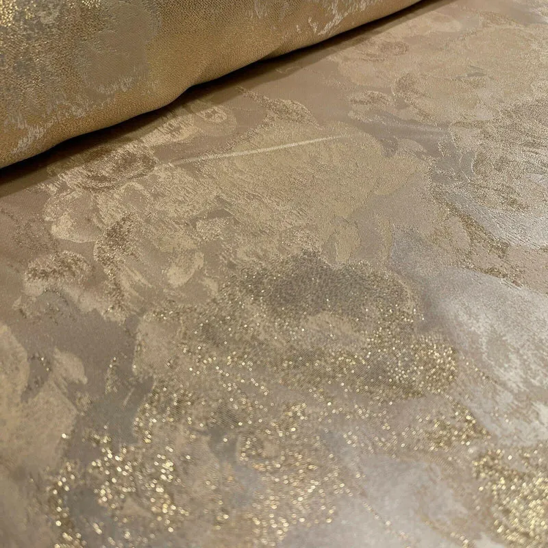Floral Bridal Metallic Brocade wedding fabric M1583 Mtex