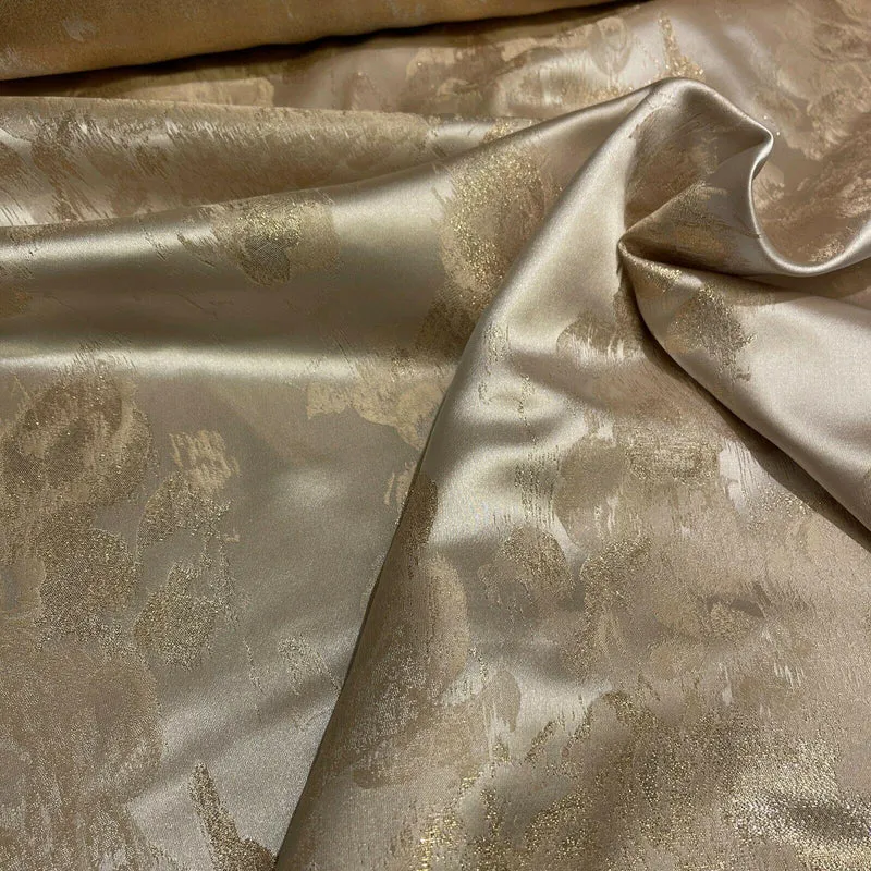 Floral Bridal Metallic Brocade wedding fabric M1583 Mtex