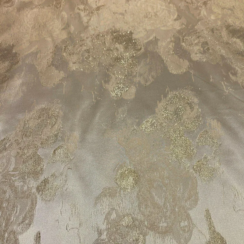 Floral Bridal Metallic Brocade wedding fabric M1583 Mtex