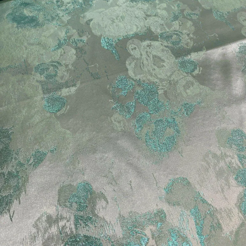 Floral Bridal Metallic Brocade wedding fabric M1583 Mtex