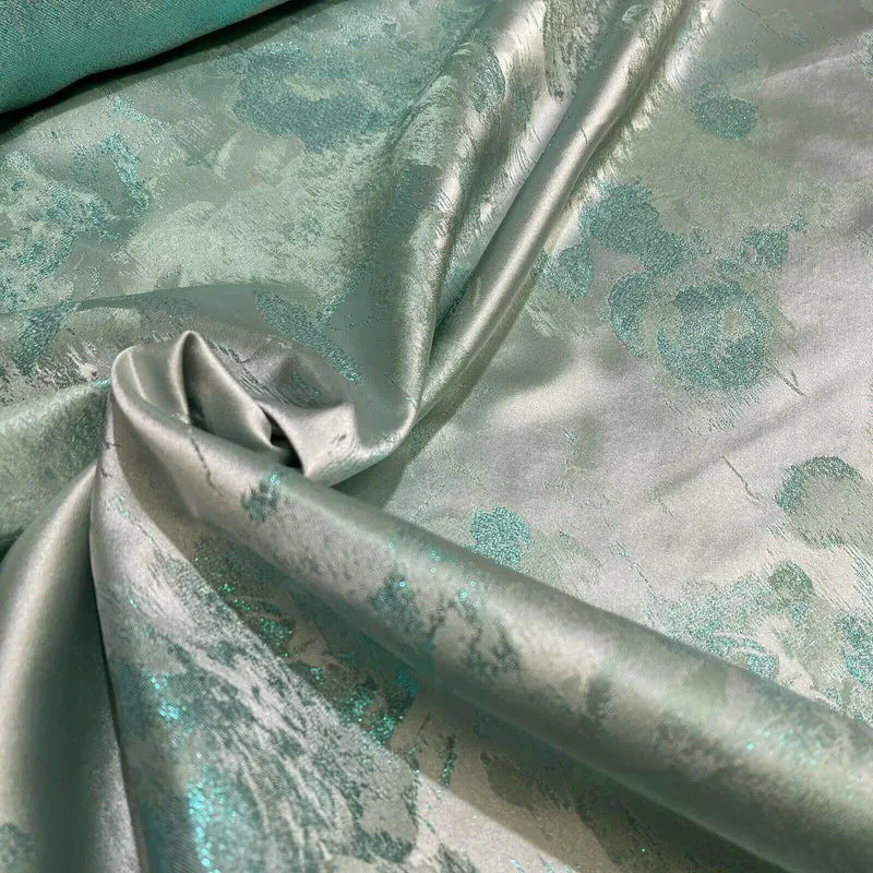 Floral Bridal Metallic Brocade wedding fabric M1583 Mtex
