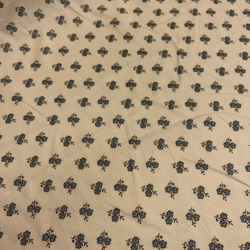 Korean Printed 100% Cotton Lawn Floral Abstract Dress Fabric M1576 Mtex