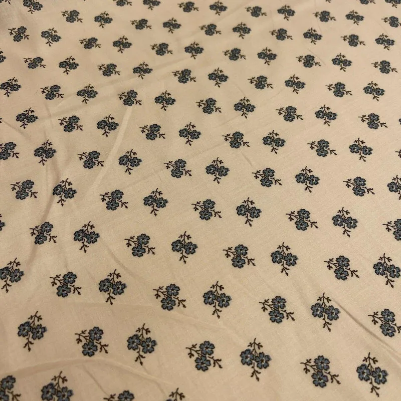 Korean Printed 100% Cotton Lawn Floral Abstract Dress Fabric M1576 Mtex