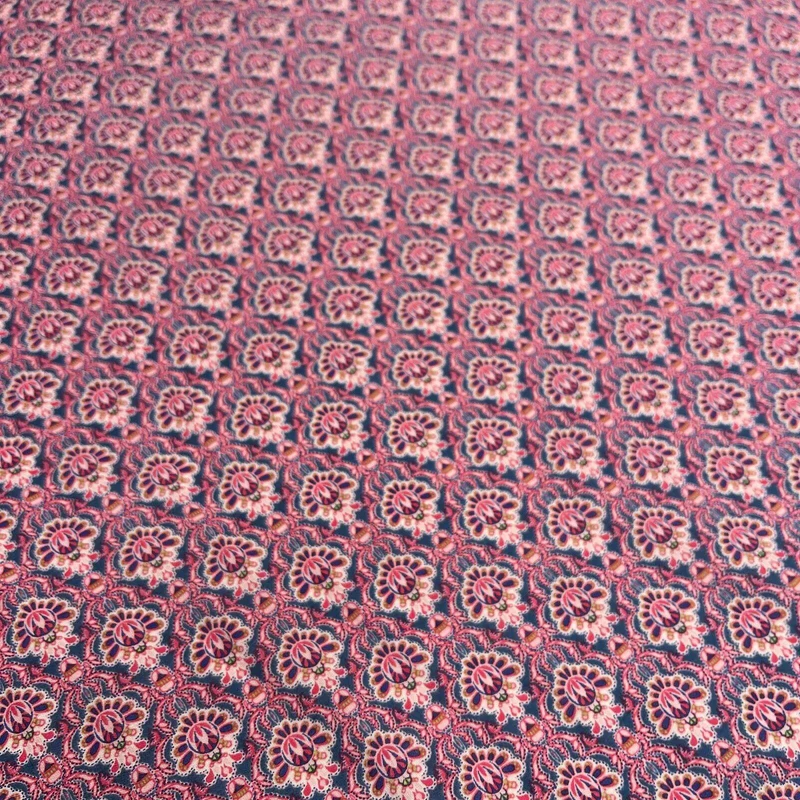 Korean Printed 100% Cotton Lawn Floral Abstract Dress Fabric M1576 Mtex
