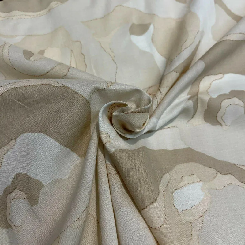 Korean Printed 100% Cotton Lawn Floral Abstract Dress Fabric M1576 Mtex