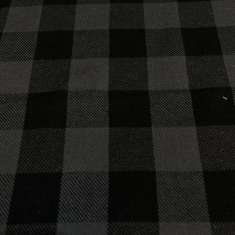 Soft Brushed Tartan Check Plaid Winceyette printed Fabric 55 inches wide MA1580