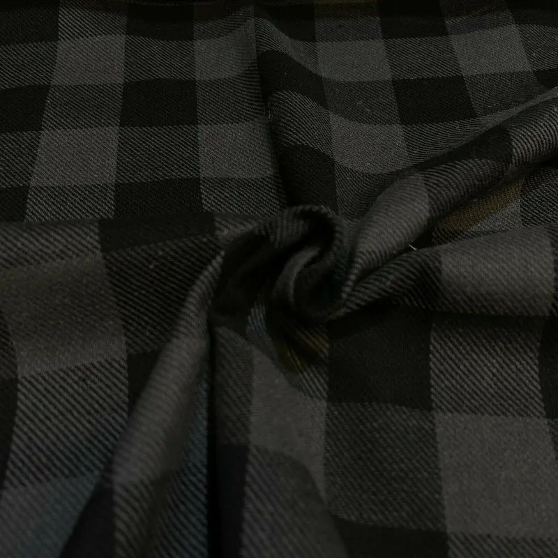 Soft Brushed Tartan Check Plaid Winceyette printed Fabric 55 inches wide MA1580