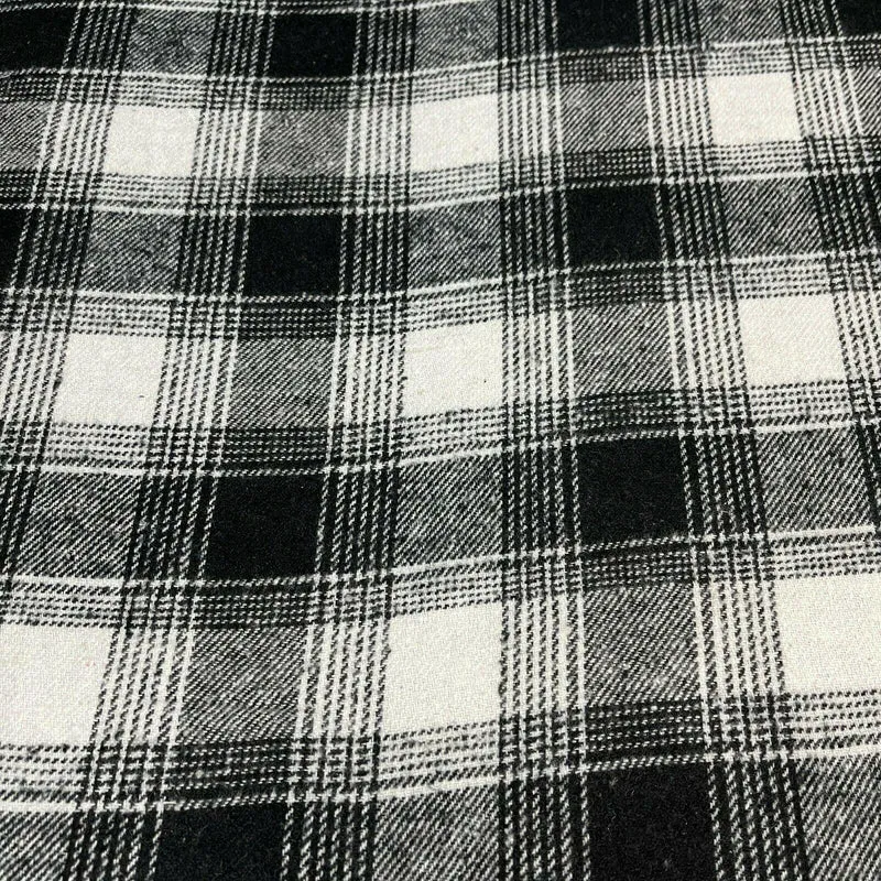 Soft Brushed Tartan Check Plaid Winceyette printed Fabric 55 inches wide MA1580