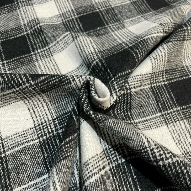 Soft Brushed Tartan Check Plaid Winceyette printed Fabric 55 inches wide MA1580