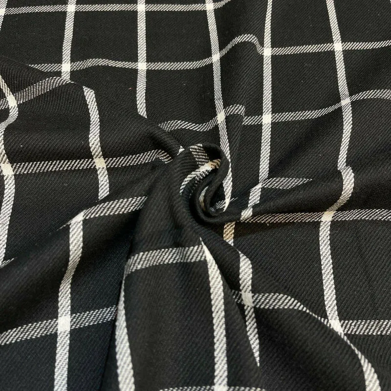 Soft Brushed Tartan Check Plaid Winceyette printed Fabric 55 inches wide MA1580
