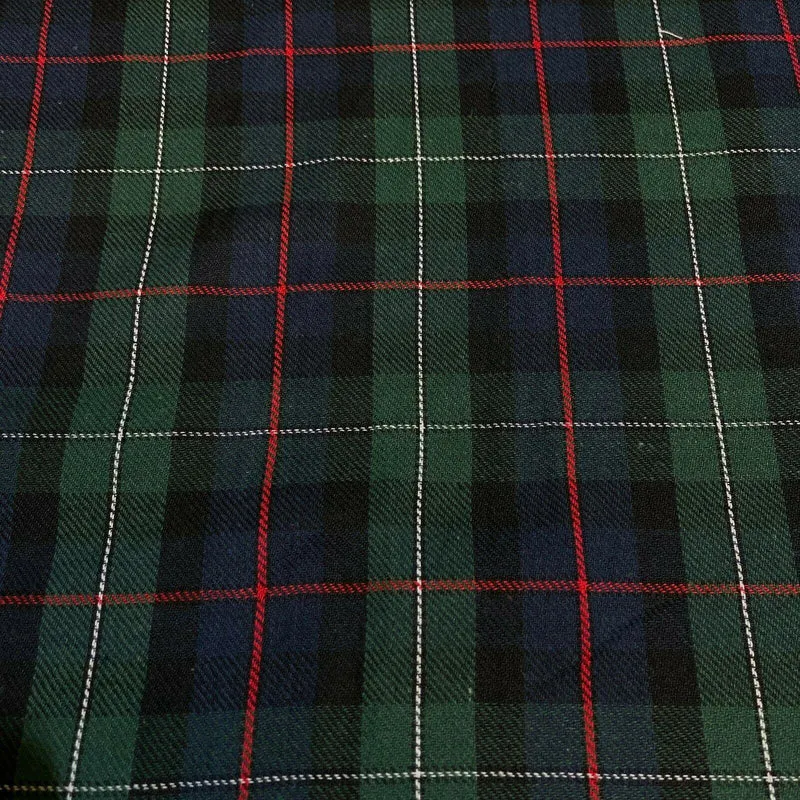 Soft Brushed Tartan Check Plaid Winceyette printed Fabric 55 inches wide MA1580
