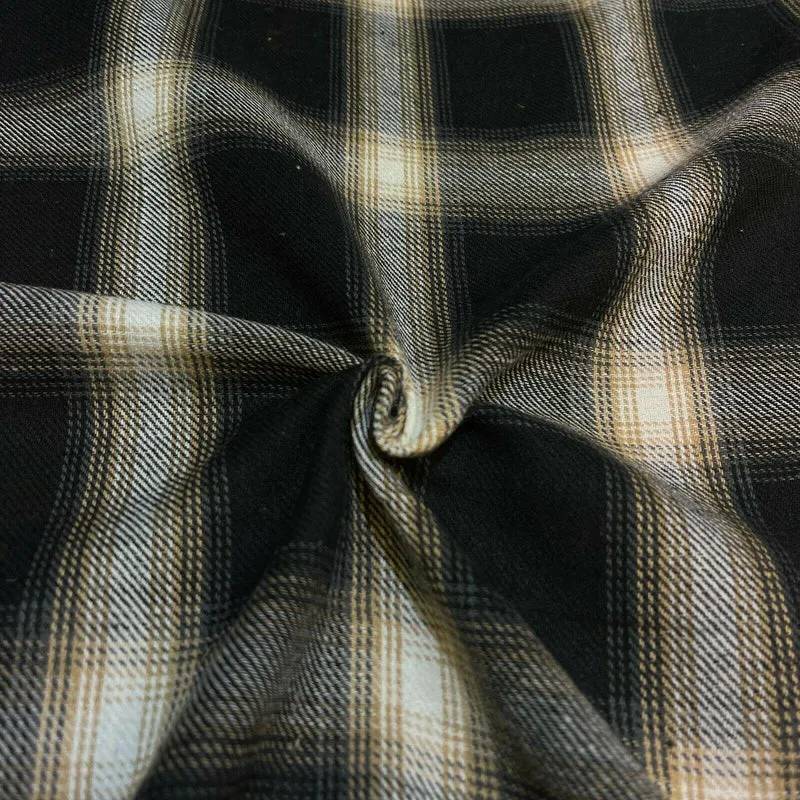 Soft Brushed Tartan Check Plaid Winceyette printed Fabric 55 inches wide MA1580