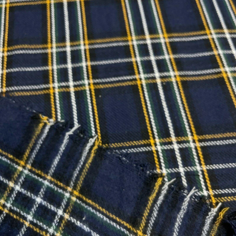 Soft Brushed Tartan Check Plaid Winceyette printed Fabric 55 inches wide MA1580