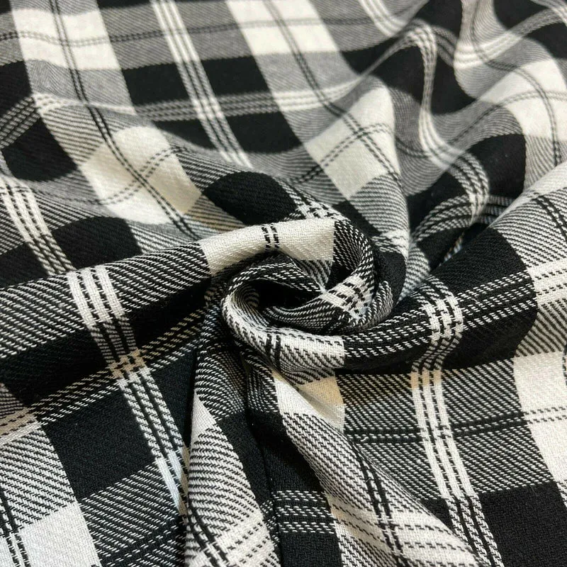 Soft Brushed Tartan Check Plaid Winceyette printed Fabric 55 inches wide MA1580
