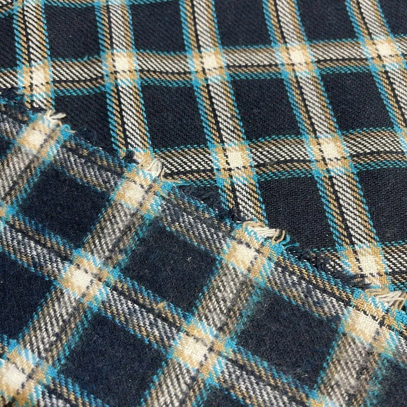 Soft Brushed Tartan Check Plaid Winceyette printed Fabric 55 inches wide MA1580