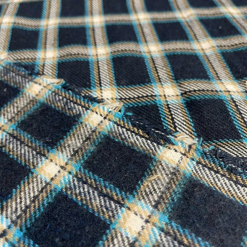 Soft Brushed Tartan Check Plaid Winceyette printed Fabric 55 inches wide MA1580