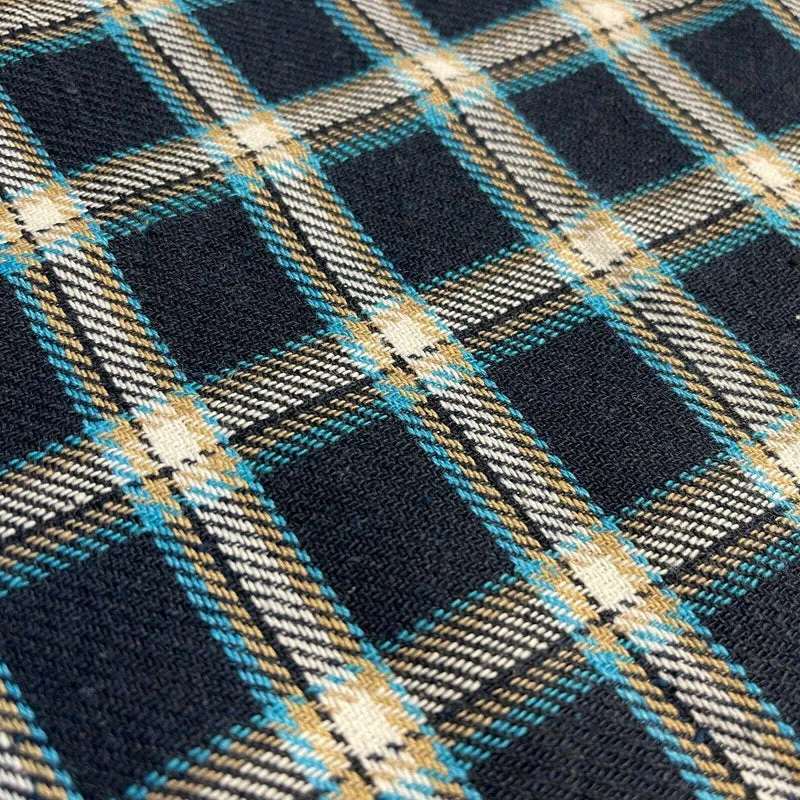 Soft Brushed Tartan Check Plaid Winceyette printed Fabric 55 inches wide MA1580