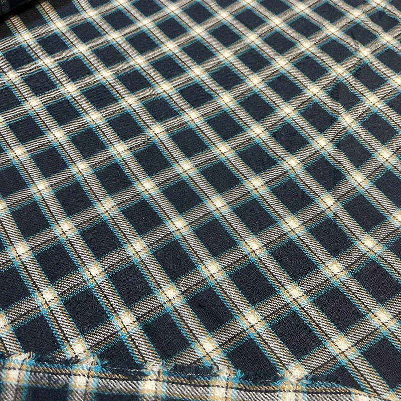 Soft Brushed Tartan Check Plaid Winceyette printed Fabric 55 inches wide MA1580
