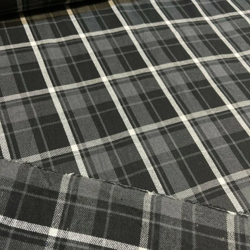 Soft Brushed Tartan Check Plaid Winceyette printed Fabric 55 inches wide MA1580