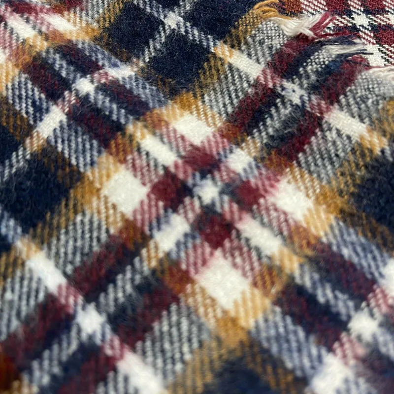 Soft Brushed Tartan Check Plaid Winceyette printed Fabric 55 inches wide MA1580