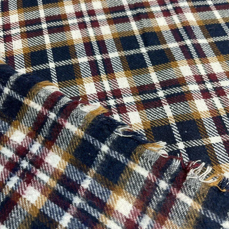 Soft Brushed Tartan Check Plaid Winceyette printed Fabric 55 inches wide MA1580