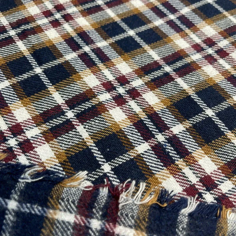 Soft Brushed Tartan Check Plaid Winceyette printed Fabric 55 inches wide MA1580