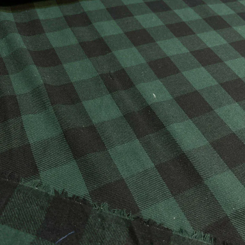 Soft Brushed Tartan Check Plaid Winceyette printed Fabric 55 inches wide MA1580