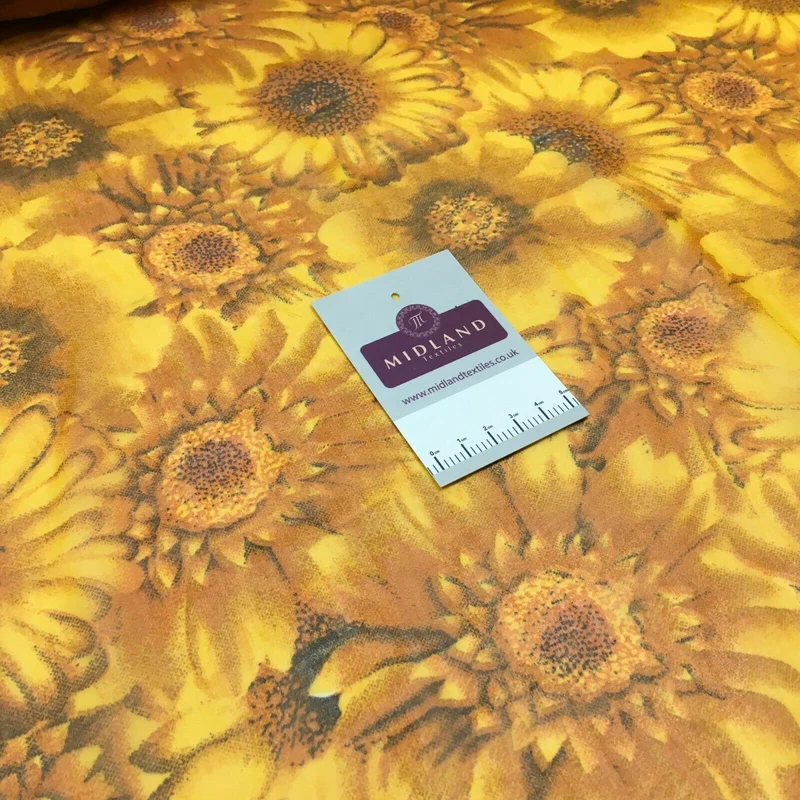 Floral printed Crepe chiffon Fabric M1426 Mtex