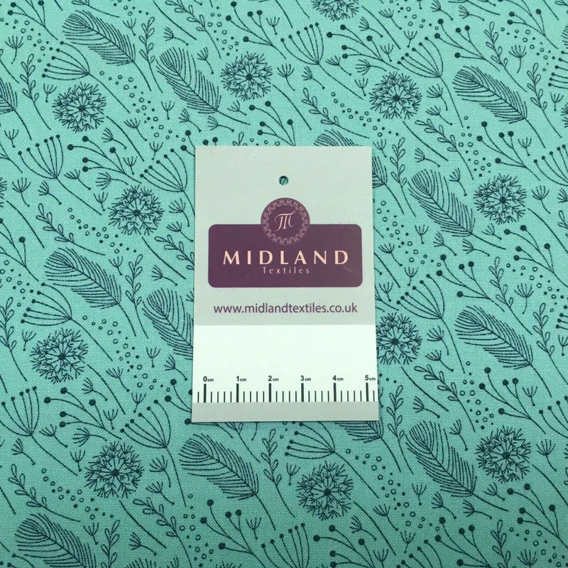 Dandelion printed Korean 100% cotton Patchwork craft mask Fabric MD1421 Mtex