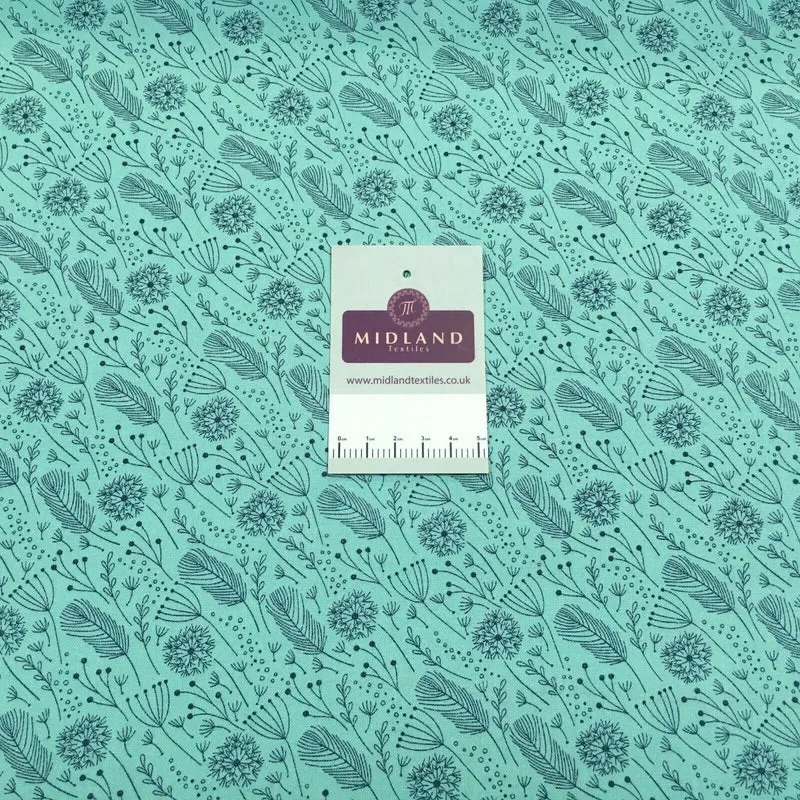 Dandelion printed Korean 100% cotton Patchwork craft mask Fabric MD1421 Mtex