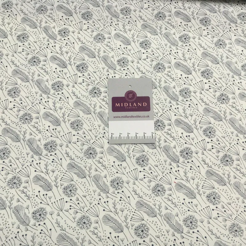 Dandelion printed Korean 100% cotton Patchwork craft mask Fabric MD1421 Mtex