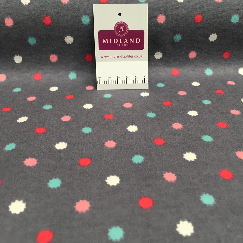 Soft Brushed cotton Winceyette Printed Fabric Many designs MK1499