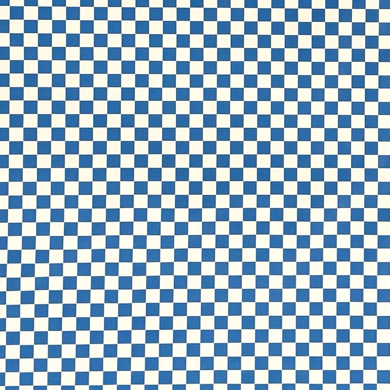 Wachstuch Tischdecke KE47620 blau weiß kariert Karo eckig rund oval