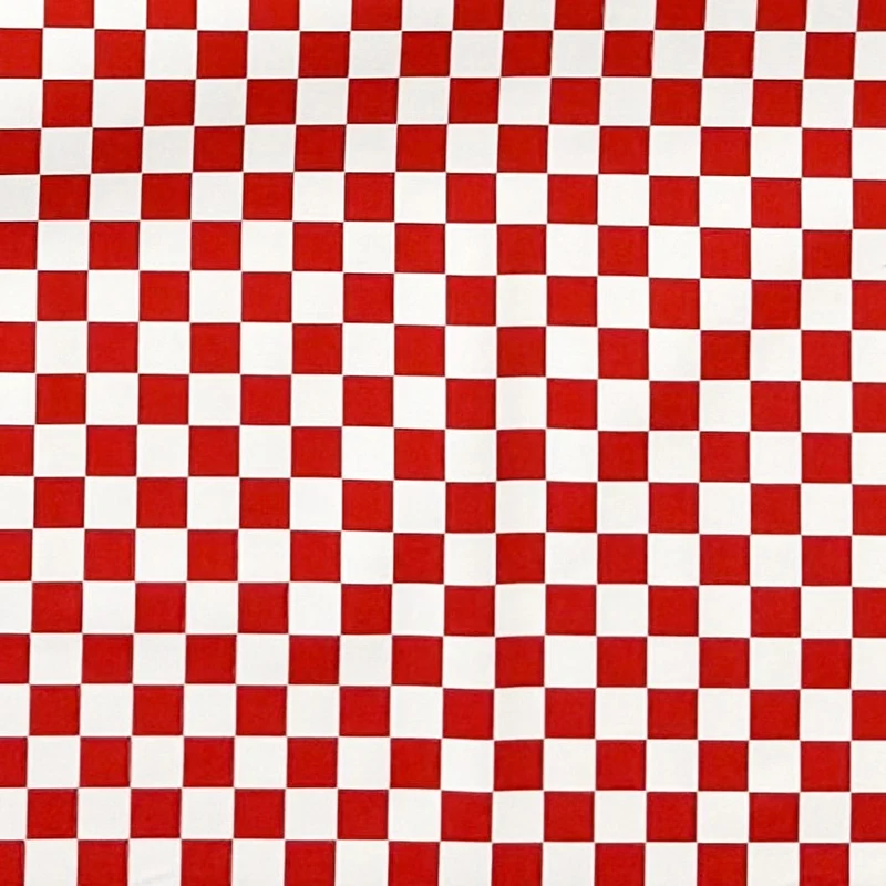 Wachstuch Tischdecke KE47610 rot kariert Karo eckig rund oval