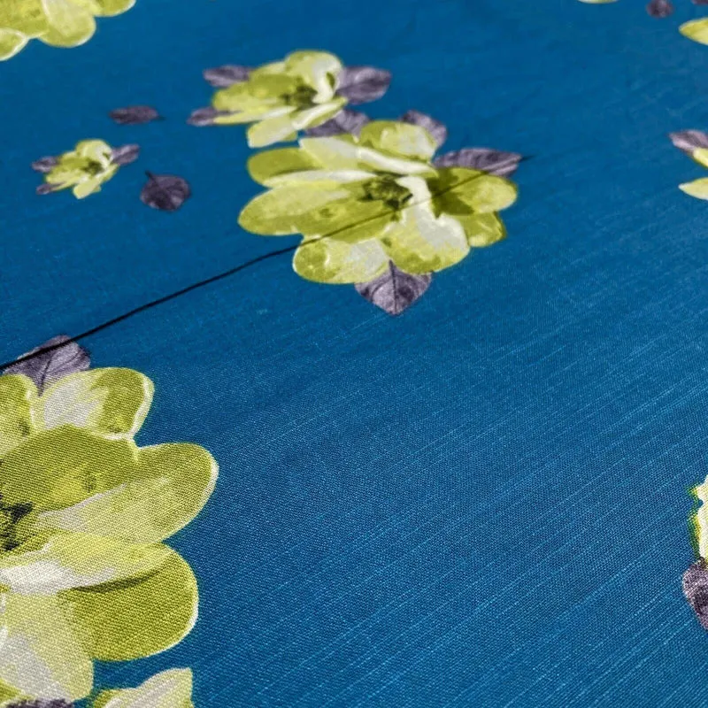 Floral Linen Rayon Dress Fabric M1573 Mtex
