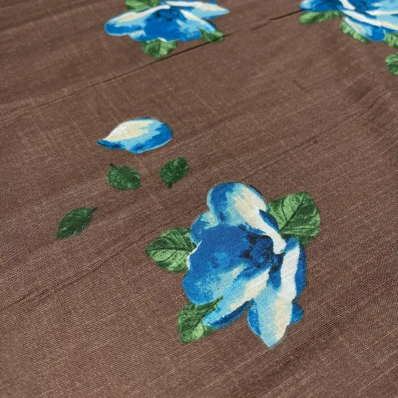 Floral Linen Rayon Dress Fabric M1573 Mtex