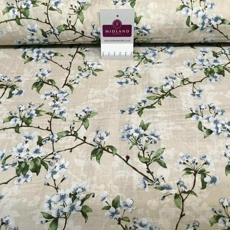 Floral Silky Soft 100% Cotton Lawn Dress Fabric M1560 Mtex