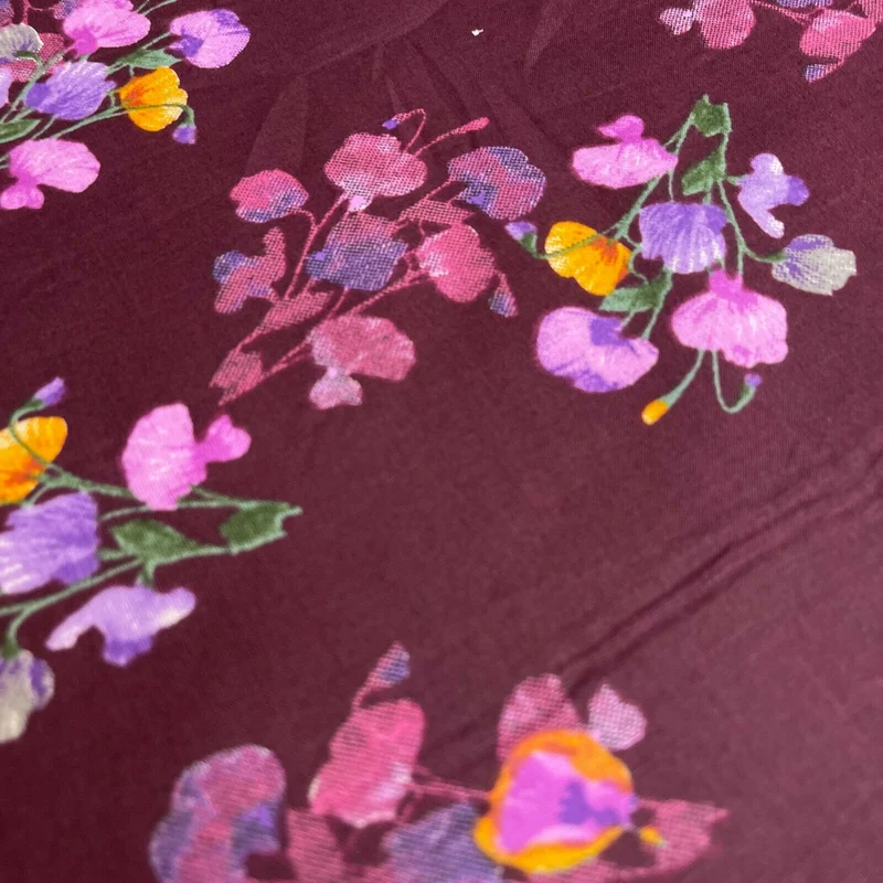 Floral Silky Soft 100% Cotton Lawn Dress Fabric M1558 Mtex